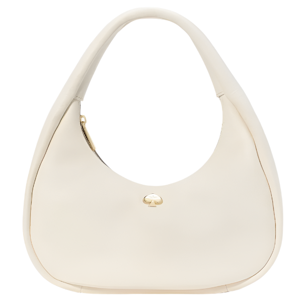 KATE SPADE KAYLA LARGE CRESCENT HOBO SHOULDER BAG KK054 MERINGUE