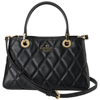 KATE SPADE CAREY SMALL QUILTED SULLIVAN SATCHEL BLACK KI849