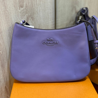 COACH PENELOPE SHOULDER BAG CP101 SILVER/LIGHT VIOLET