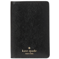 KATE SPADE MADISON PASSPORT HOLDER IN BLACK KC577