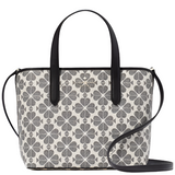 KATE SPADE SIGNATURE SPADE FLOWER MINI TOTE BLACK MULTI KH425