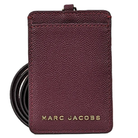 MARC JACOBS LANYARD ID HOLDER M0016992 POMEGRANATE NEW