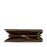 MICHAEL KORS JET SET TRAVEL LARGE LOGO QUARTER-ZIP WALLET 35F8GTVZ3B