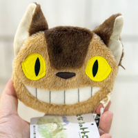 STUDIO GHIBLI FROM JAPAN TOTORO CATBUS 5" PLUSH COIN PURSE