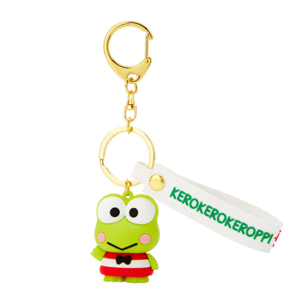 SANRIO KEROPPI SIGNATURE KEYCHAIN FROM JAPAN GREEN FROG