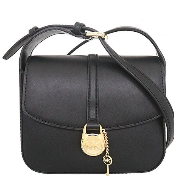 MICHAEL KORS OUTLET LYRA FLAP CROSSBODY SMALL BLACK 35F4G1YC1L