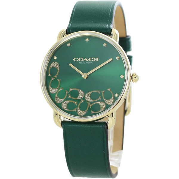 COACH BOXED ELLIOT QUARTZ 14504337 GREEN BOXED