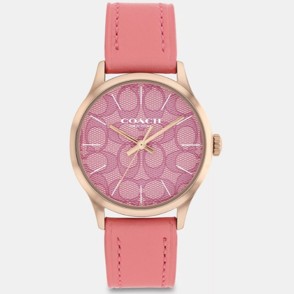 BOXED COACH RUBY WATCH, 32 MM, PINK C9571 14503880