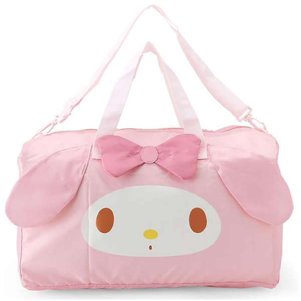 SANRIO JAPAN MY MELODY FOLDABLE  TRAVEL BAG PINK