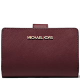 MICHAEL KORS MEDIUM CROSSGRAIN LEATHER WALLET 35F7GTVF2L OXBLOOD