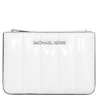 MICHAEL KORS JET SET TRAVEL SM TZ COINPOUCH W ID 35T5STVP1A OPTIC WHITE