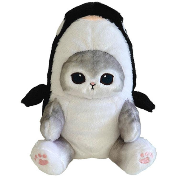 MOFUSAND JAPAN STUDY BUDDY PLUSH TOY - CAT / ORCA WHALE NYAN