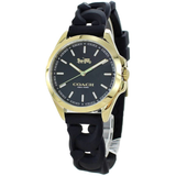 BOXED COACH14503783 LIBBY RUBBER WATCH BLACK