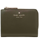 KATE SPADE MADISON SMALL L ZIP WALLET KH615 SEAWEED