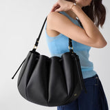 KATE SPADE PINCH SHOULDER BAG  KN639 BLACK FULL LEATHER