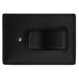 COACH CARD CASE WITH MONEY CLIP IN SIGNATURE CANVAS GUNMETAL CHARCOAL BLACK CCF98