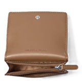 MICHAEL KORS CARSON SMALL PEBBLED LEATHER WALLET 35S5S2ZD5L BROWN