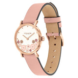 COACH PERRY WOMEN'S WATCH FLORAL 14503769 PINK LEATHER STRAP