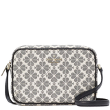 KATE SPADE SIGNATURE SPADE FLOWER MINI CAMERA BAG IN BLACK MULTI KG489