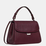 KATE SPADE RILEY QUILTED TOP HANDLE BAG CROSSBODY KP235 GRENACHE RED