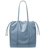 MICHAEL KORS MATILDA LARGE CINCH TOTE BAG 35T6SMTT9V DRAWSTRING DENIM BLUE