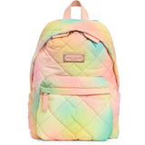 MARC JACOBS LARGE QUILTED LOGO NYLON BACKPACK