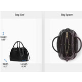 KATE SPADE DUMPLING SATCHEL BAG IN BLACK KP934 FULL LEATHER