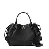KATE SPADE DUMPLING SATCHEL BAG IN BLACK KP934 FULL LEATHER