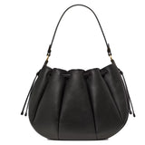 KATE SPADE PINCH SHOULDER BAG  KN639 BLACK FULL LEATHER