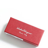 SALVATORE FERRAGAMO VARA LOGO DETAILED HAIR CLIP MAROON
