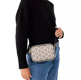 KATE SPADE FLOWER MINI CAMERA BAG KK063 WIDER STRAP BLACK