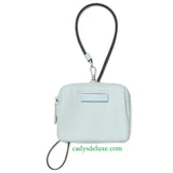 KATE SPADE CARTER NYLON CARD CASE LANYARD KL878 BLUE SKY