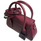 MICHAEL KORS KATYA SMALL SATCHEL CROSSBODY IN OXBLOOD 35F4G30C5L