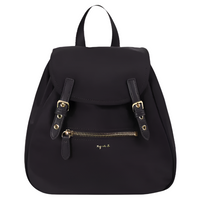 AGNES B. VOYAGE SMALL NYLON DRAWSTRING BACKPACK P571VN01 – NS06M-03 BLACK