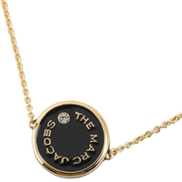 MARC JACOBS M0017167 001 THE MEDALLION BRACELET BLACK / GOLD REVERSIBLE