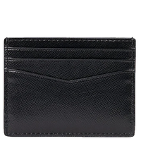 KATE SPADE MADISON SAFFIANO LEATHER SMALL SLIM CARD HOLDER BLACK KC582