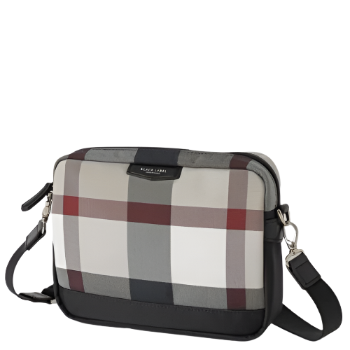 BLUE LABEL / BLACK LABEL CRESTBRIDGE NYLON OXFORD CRESTBRIDGE CHECK MINI SHOULDER BAG 51137408-42 BEIGE