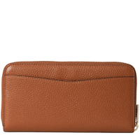 KATE SPADE LEILA LARGE CONTINENTAL WALLET IN WARM GINGERBREAD WLR00392