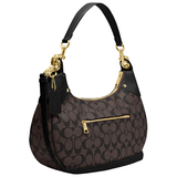 COACH MARA HOBO IN SIGNATURE CANVAS GOLD/BROWN BLACK CI791