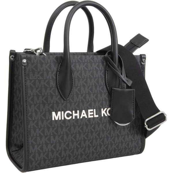MICHAEL KORS OUTLET MIRELLA SMALL CROSSBODY BAG WITH EXCLUSIVE LOGO 35R5S7ZT1B BLACK