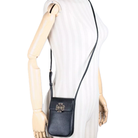 TORY BURCH BRITTEN PHONE CROSSBODY BLACK 1510071023