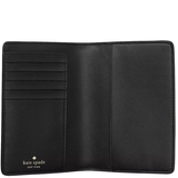 KATE SPADE MADISON PASSPORT HOLDER IN BLACK KC577