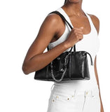 MICHAEL KORS MATILDA SMALL CINCHED SHOULDER BAG BLACK 35T6SMTL6U