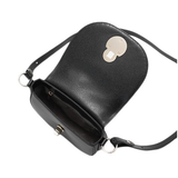 LONGCHAMP CAVALCADE MEDIUM LEATHER CROSSBODY BAG BLACK 10087HNA001