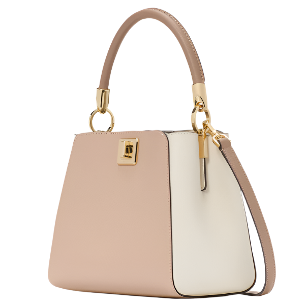 KATE SPADE PHOEBE SMALL TOP HANDLE BAG TOASTED HAZELNUT MULTI KG749