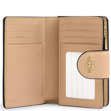 COACH MEDIUM CORNER ZIP WALLET - CR791 TAN