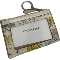 COACH MINI SKINNY ID CASE WITH BUTTERFLYPRINT CAR22 BEIGE