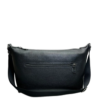 COACH FINN CROSSBODY BAG CAJ70 BLACK FULL LEATHER