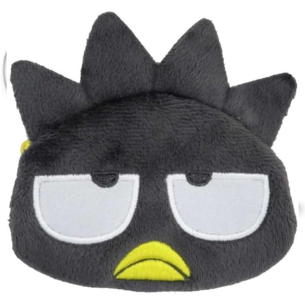 SANRIO PLUSH FACE KISSLOCK PURSE CARAGAMA POUCH SMALL CASE - BADTZ MARU