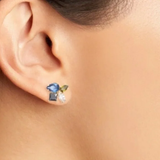 KATE SPADE BOXED FLYING COLOR EARRING K6937 BLUE MULTI